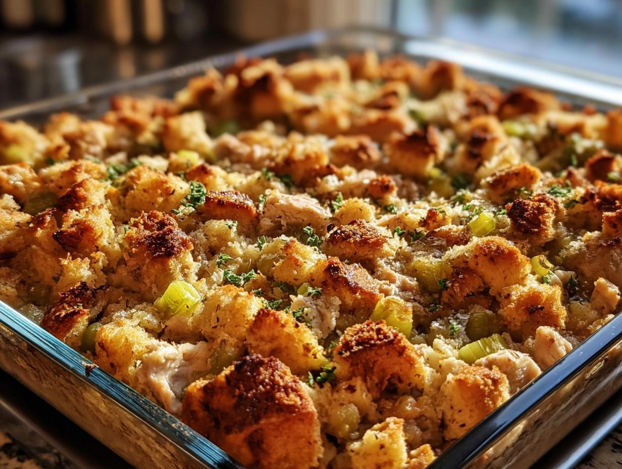 AMAZING Chicken Stuffing Casserole in 30 Mins 4 AMAZING Chicken Stuffing Casserole in 30 Mins - Chicken Stuffing Casserole - additional detail