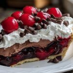 Chocolate Cherry Cream Pie