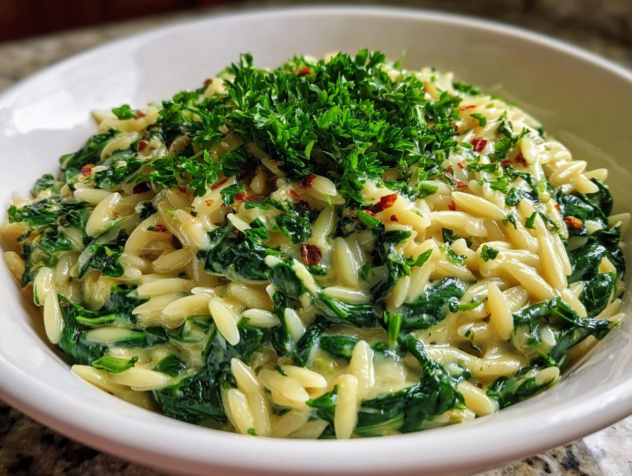 Creamy Spinach Orzo Meal: Quick, Delicious Dish - Creamy Spinach Orzo Meal - main visual representation