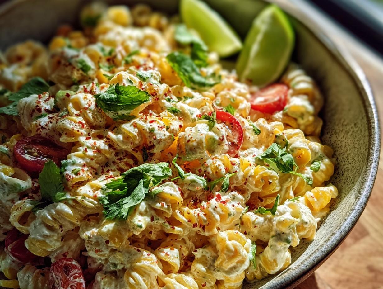 Creamy Street Corn Pasta