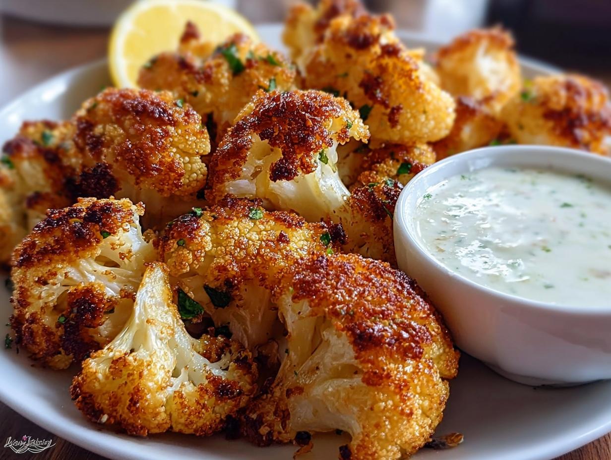 Crispy Baked Cauliflower Bites