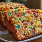 Fruity Pebbles Breakfast Bread