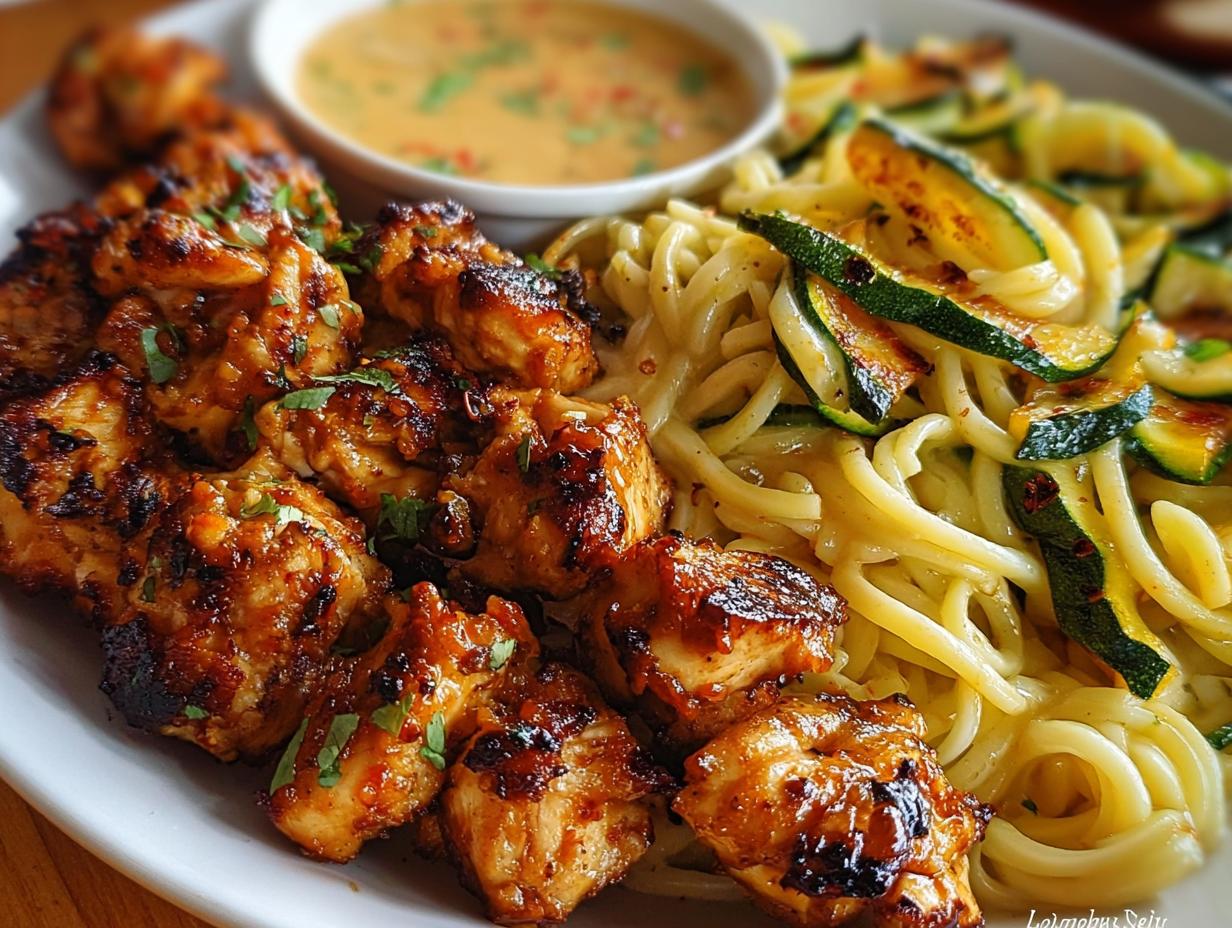 Garlic Chili Oil Chicken - close up of marinated chicken pieces ready for cooking