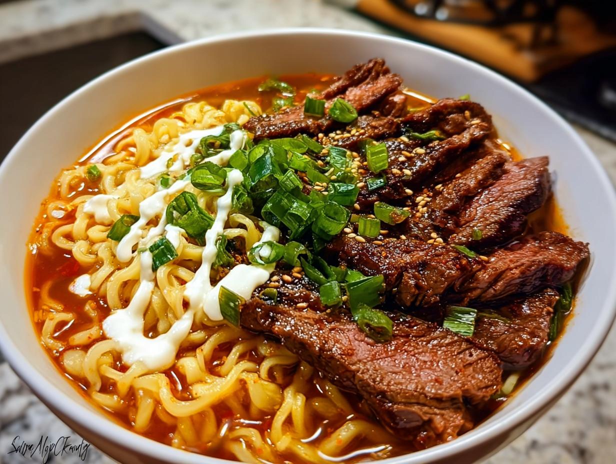 Grilled Beef Korean Ramen
