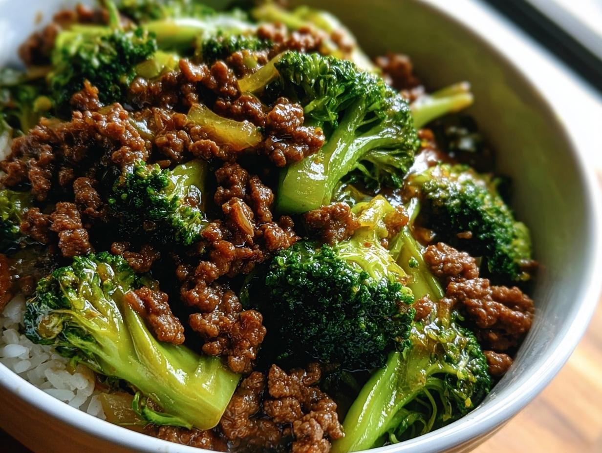 Ground Beef Broccoli Stir: Tasty 5-Min Fix - Ground Beef Broccoli Stir - additional detail