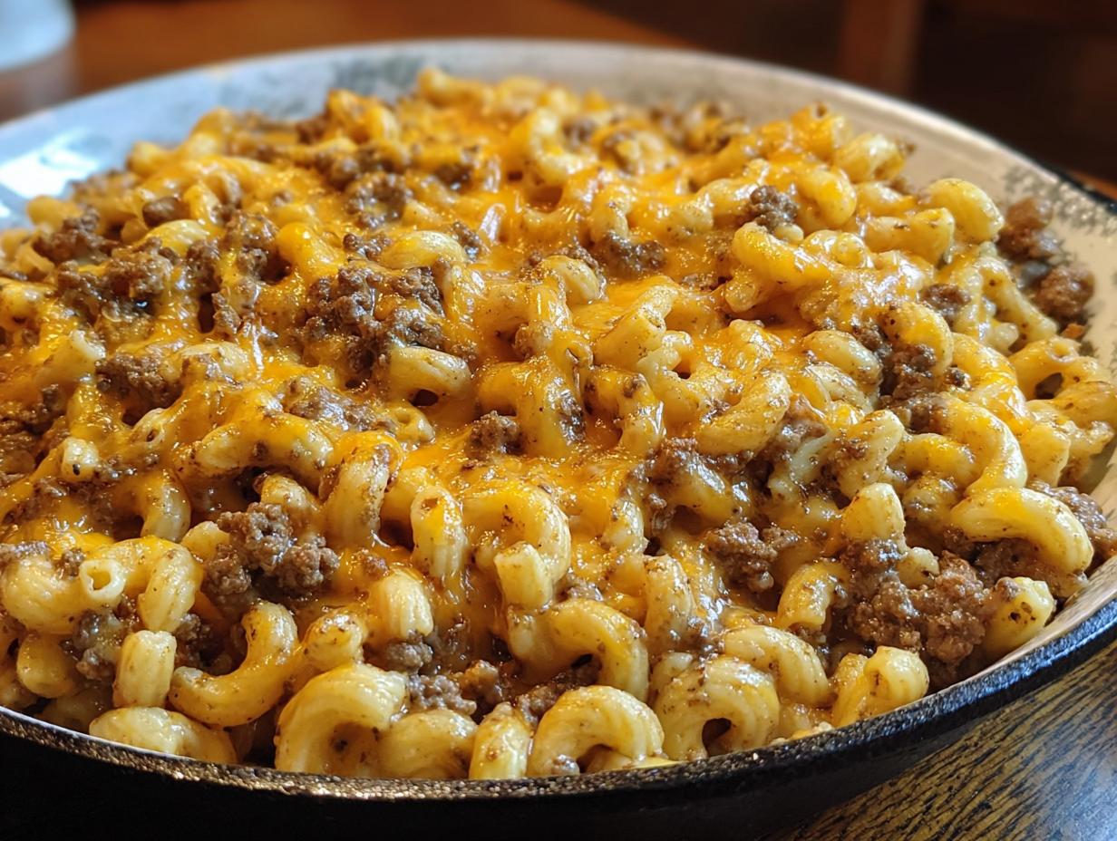 Hamburger Helper Dinner: 1pan Cheesy Pasta - Hamburger Helper Dinner - additional detail