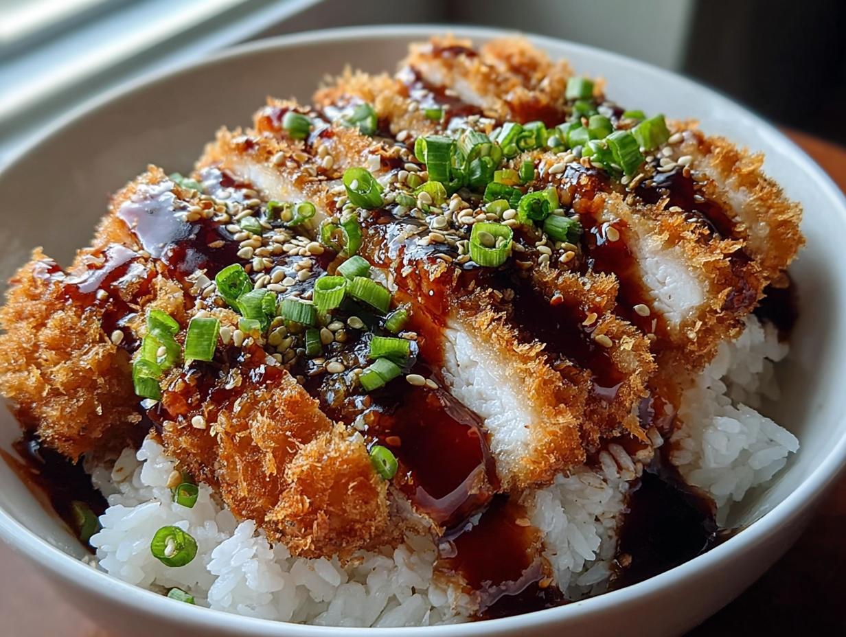 Japanese Katsu Bowls Tonkatsu: Amazing 15-Min Meal - Japanese Katsu Bowls Tonkatsu - additional detail