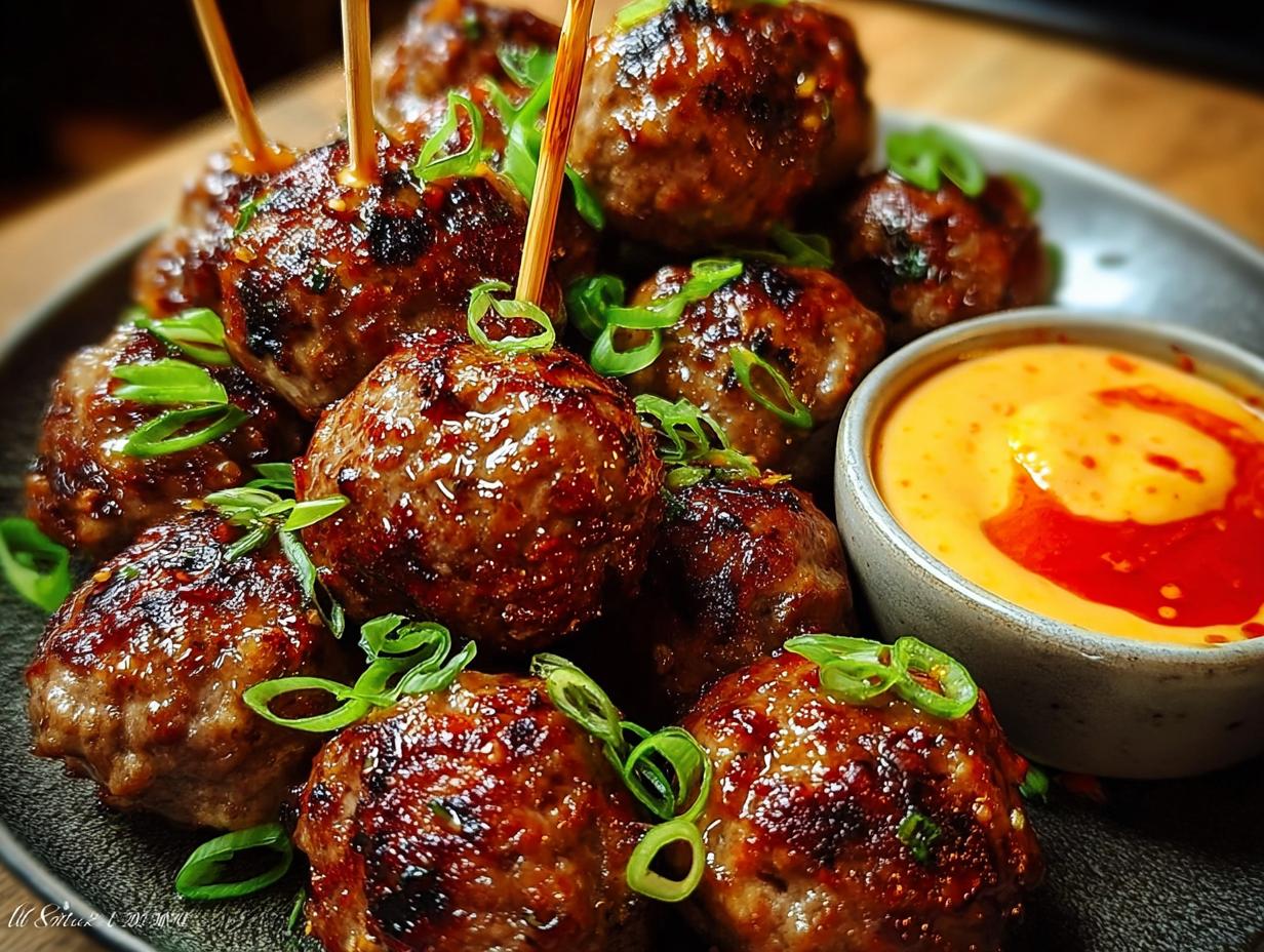 Korean Bbq Meatballs Spicy