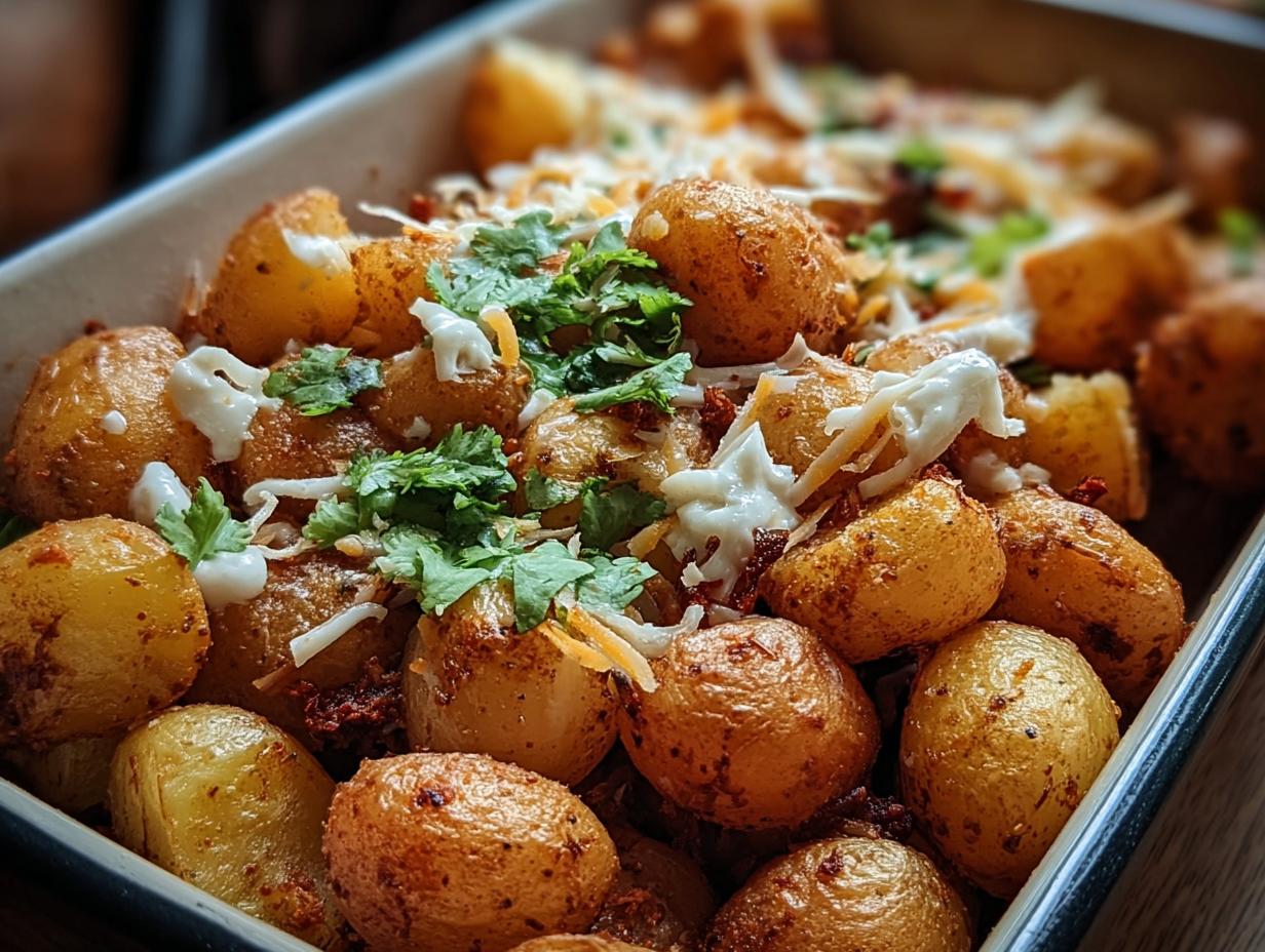 Mexican Potatoes: Simply Amazing 4Ingredient Recipe - Mexican Potatoes - additional detail