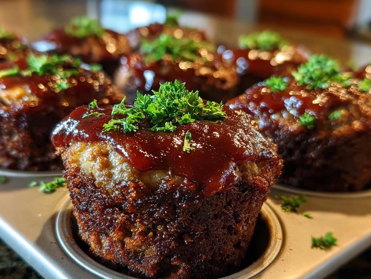 Mini Bbq Bourbon Meatloaf