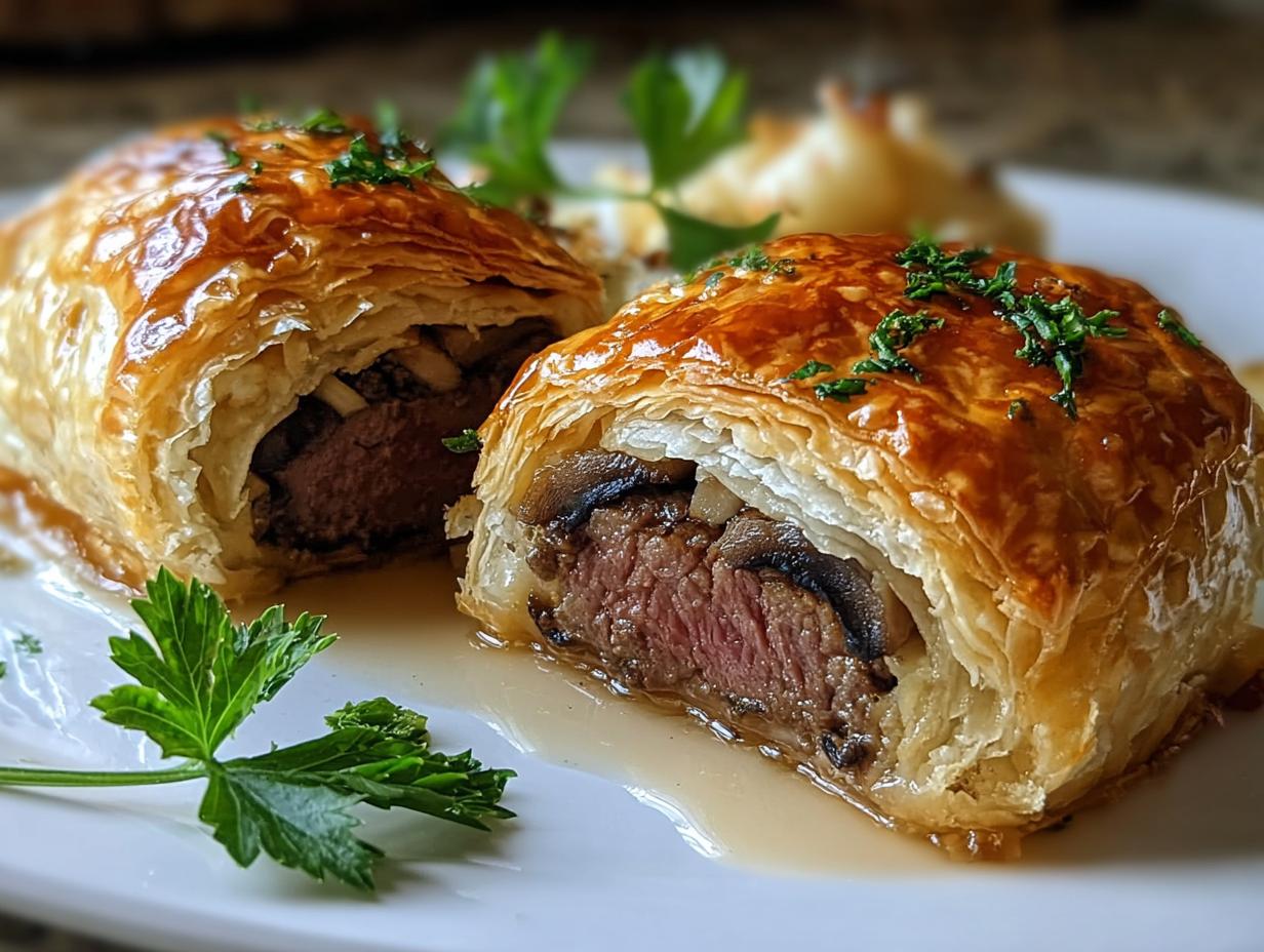 Mini Beef Wellingtons: 4 Amazing Bites - Mini Beef Wellingtons - additional detail