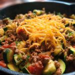 One Pan Taco Zucchini