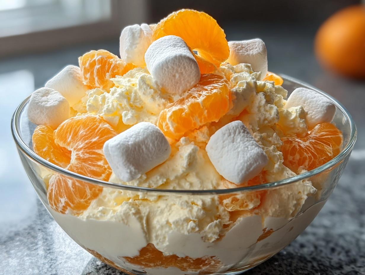 Orange Dreamsicle Salad: A Heavenly Summer Treat - Orange Dreamsicle Salad - additional detail