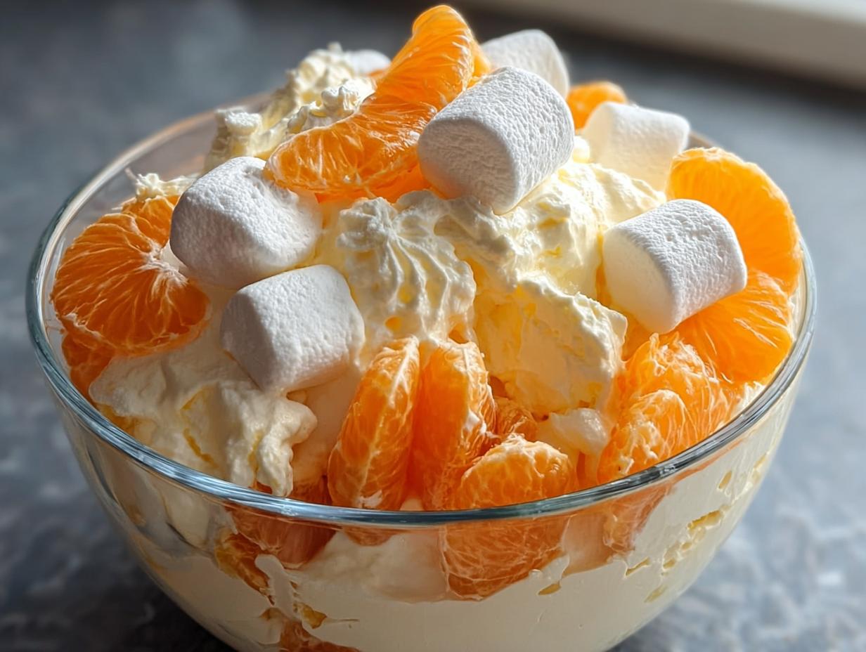 Orange Dreamsicle Salad: A Heavenly Summer Treat - Orange Dreamsicle Salad - additional detail