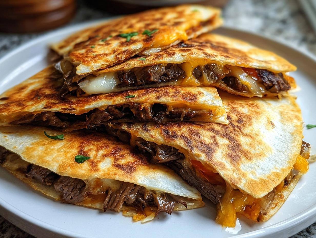 Philly Cheese Steak Quesadillas