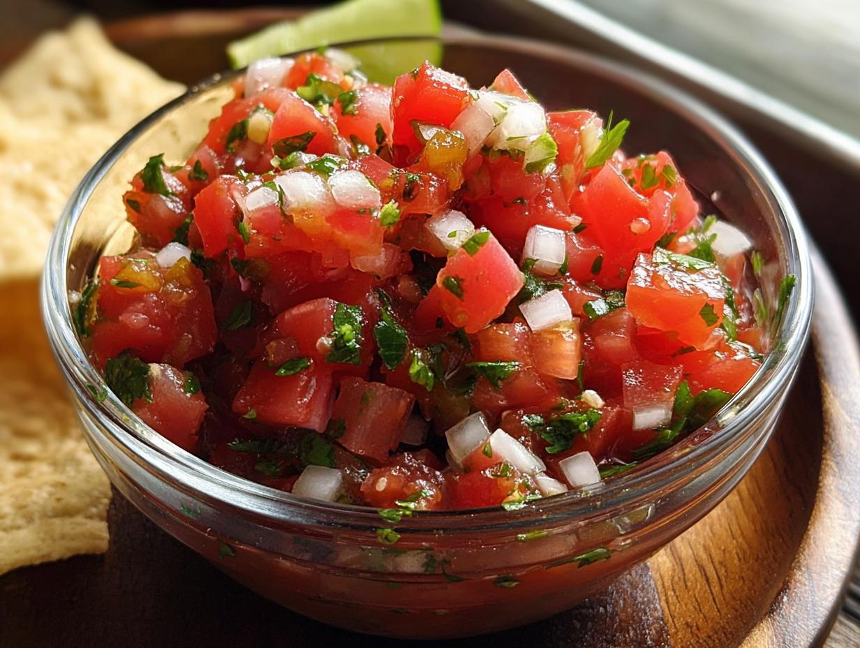 Pico Gallo: Astonishing 15-Minute Fresh Salsa - Fresh ingredients for Pico Gallo