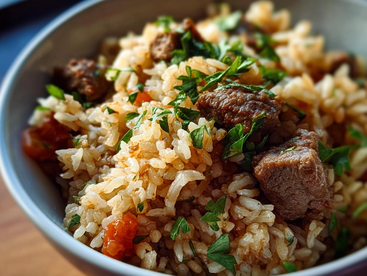 Pot Beef Rice