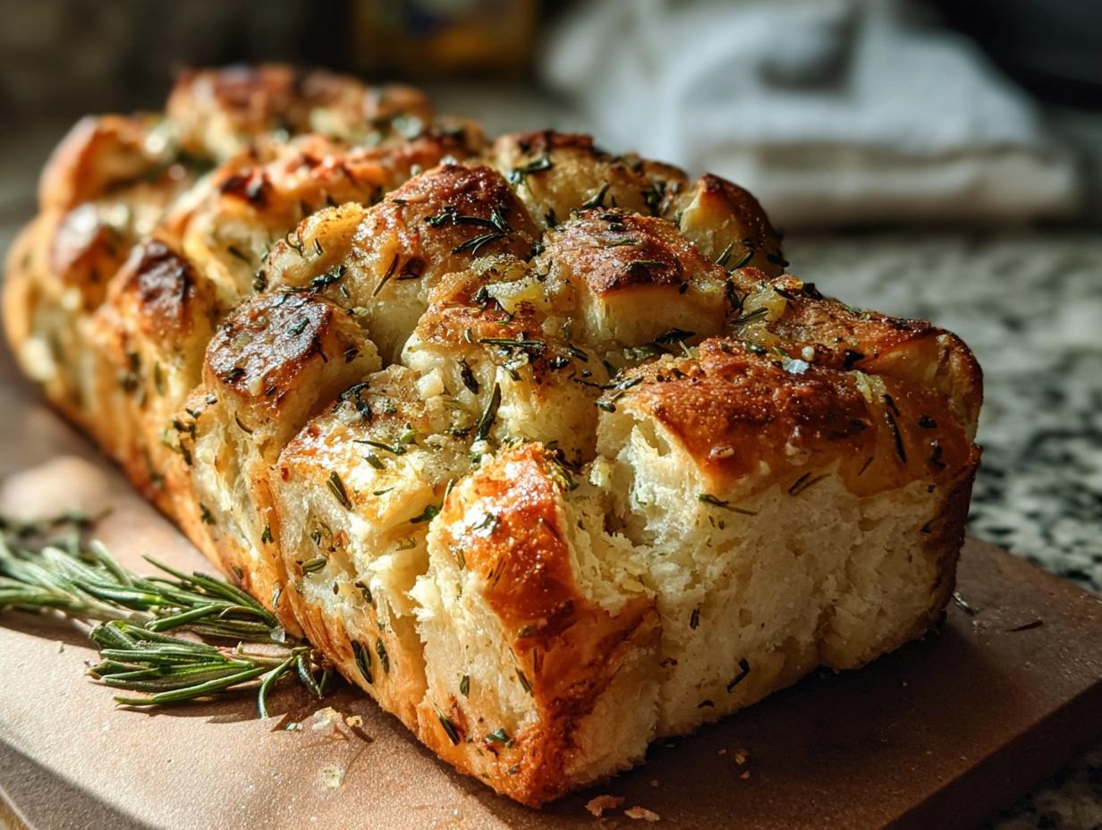 Rosemary Garlic Pull Apart