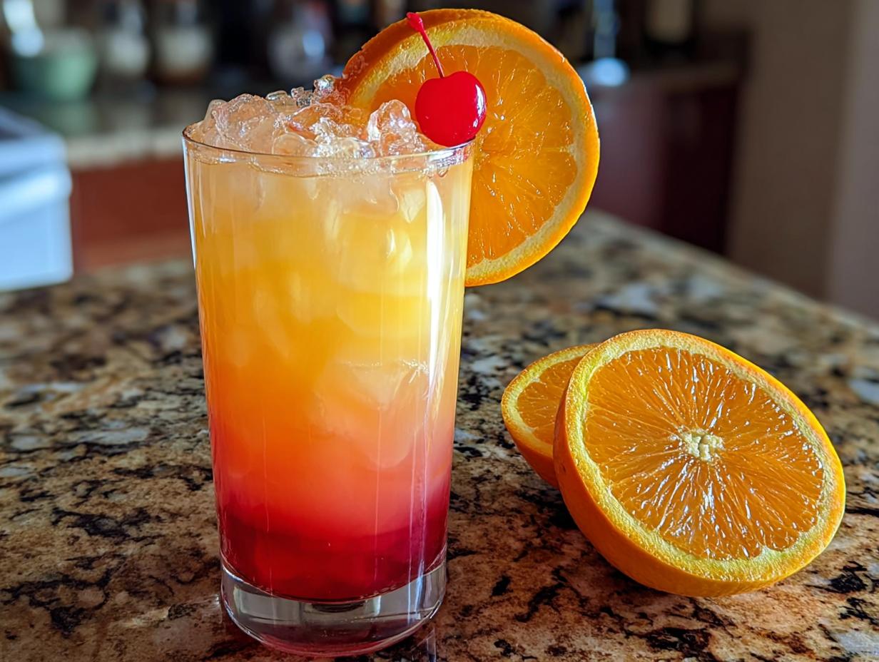 Sunrise Mocktail: 5-Minute Refreshing Drink 4 Sunrise Mocktail: 5-Minute Refreshing Drink - Sunrise Mocktail Refreshing Drink - additional detail