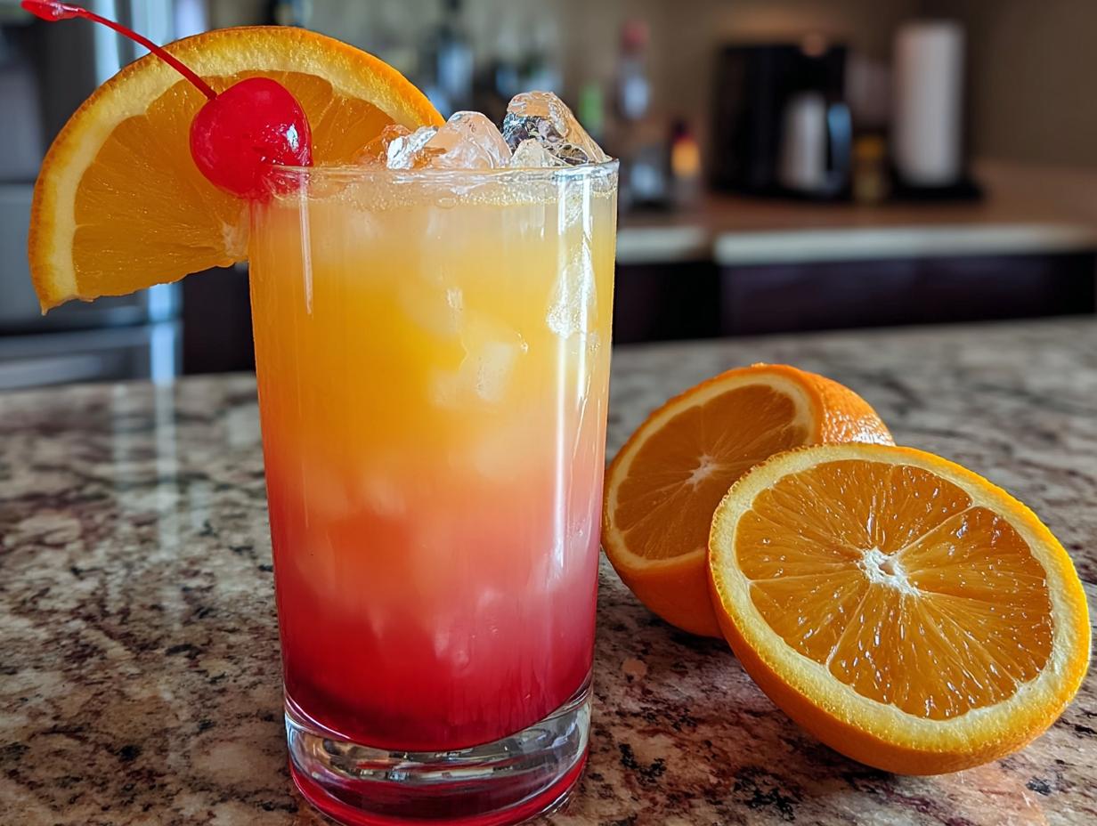 Sunrise Mocktail: 5-Minute Refreshing Drink 5 Sunrise Mocktail: 5-Minute Refreshing Drink - Sunrise Mocktail Refreshing Drink - additional detail