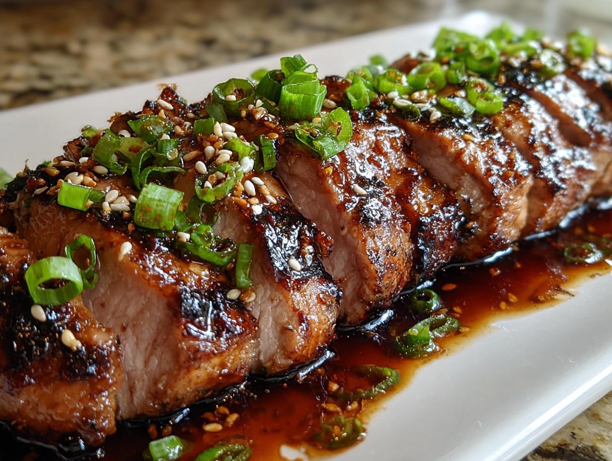 Teriyaki Grilled Pork Tenderloin: 1 Quick Meal 4 Teriyaki Grilled Pork Tenderloin - ingredients laid out