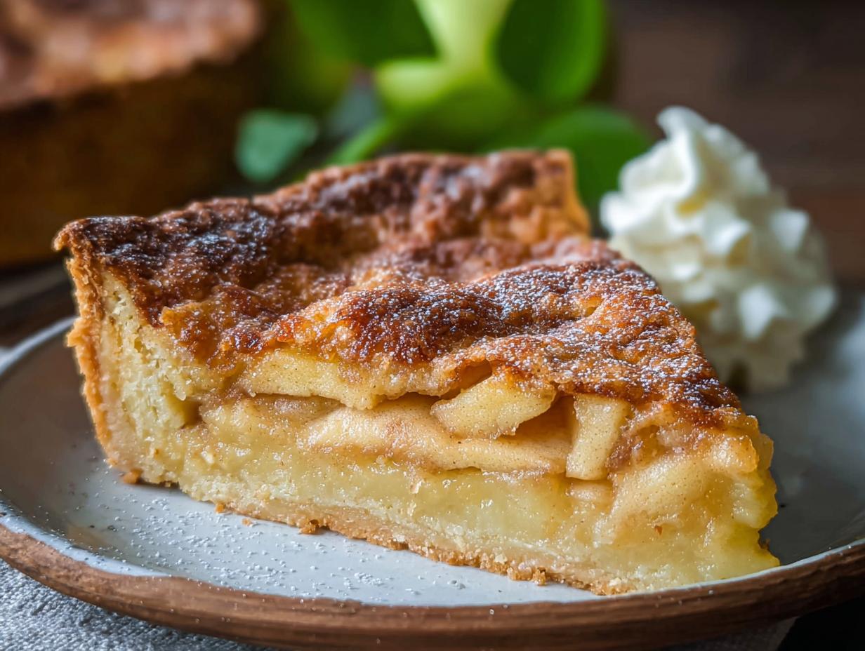 Delicious Apple Buttermilk Custard Pie 1 - Apple Buttermilk Custard Pie - additional detail