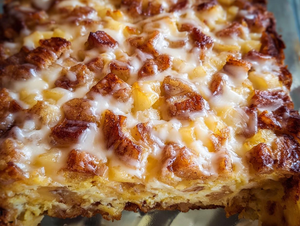 Amazing Apple Fritter Breakfast Casserole Recipe 7 Amazing Apple Fritter Breakfast Casserole Recipe - Apple Fritter Breakfast Casserole - additional detail