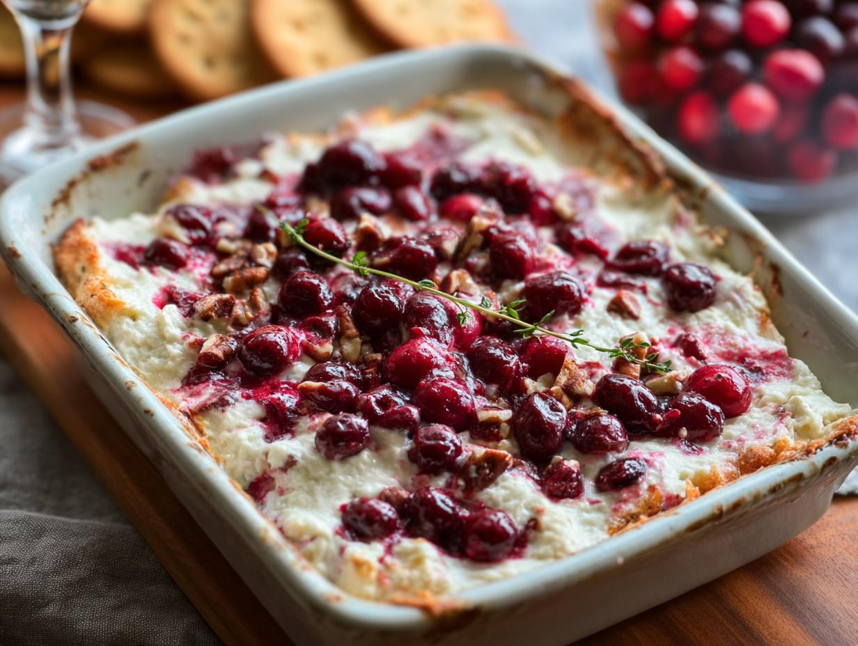 Baked Cranberry Cream Cheese