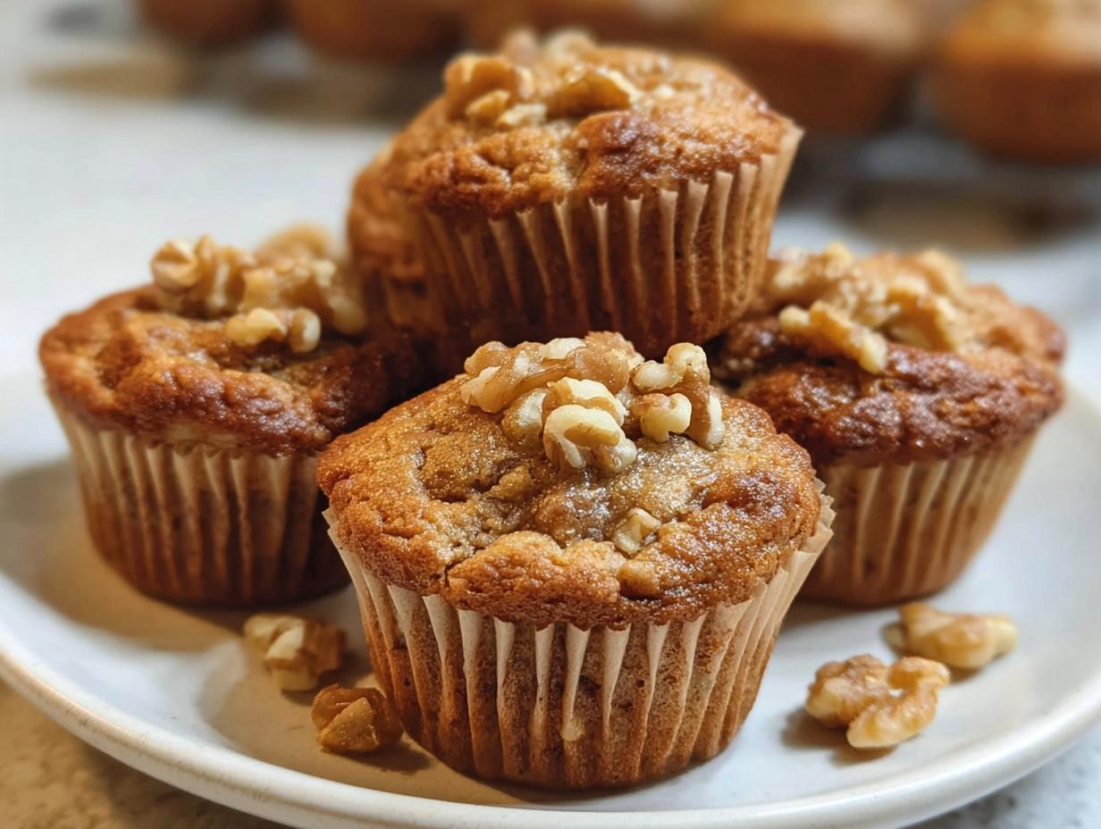 Fantastic Banana Walnut Muffins: Moist & Nutty - Ingredients for banana walnut muffins