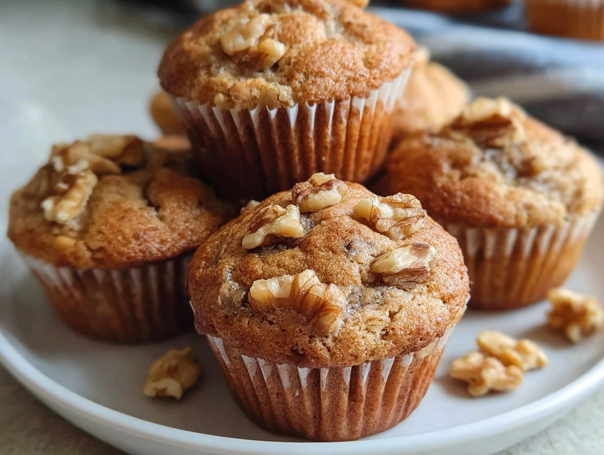 Banana Walnut Muffins