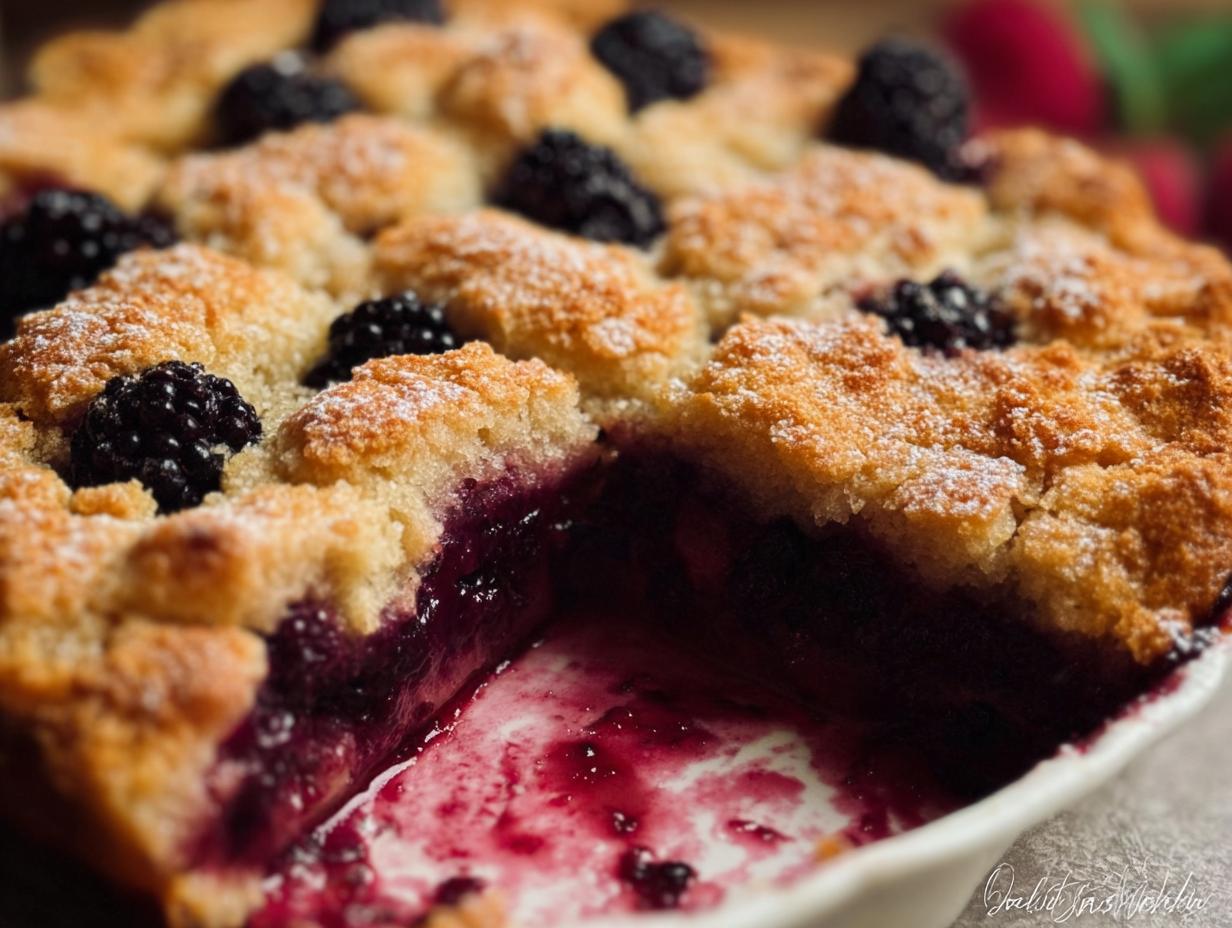 Blackberry Cobbler For Any: Pure Bliss 4 Blackberry Cobbler For Any: Pure Bliss - Blackberry Cobbler For Any - additional detail