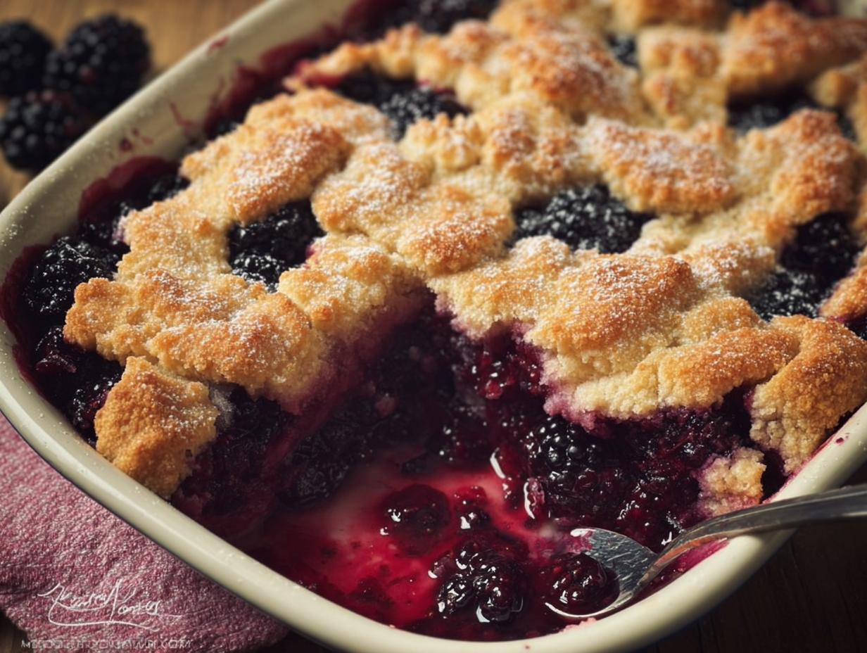 Blackberry Cobbler For Any
