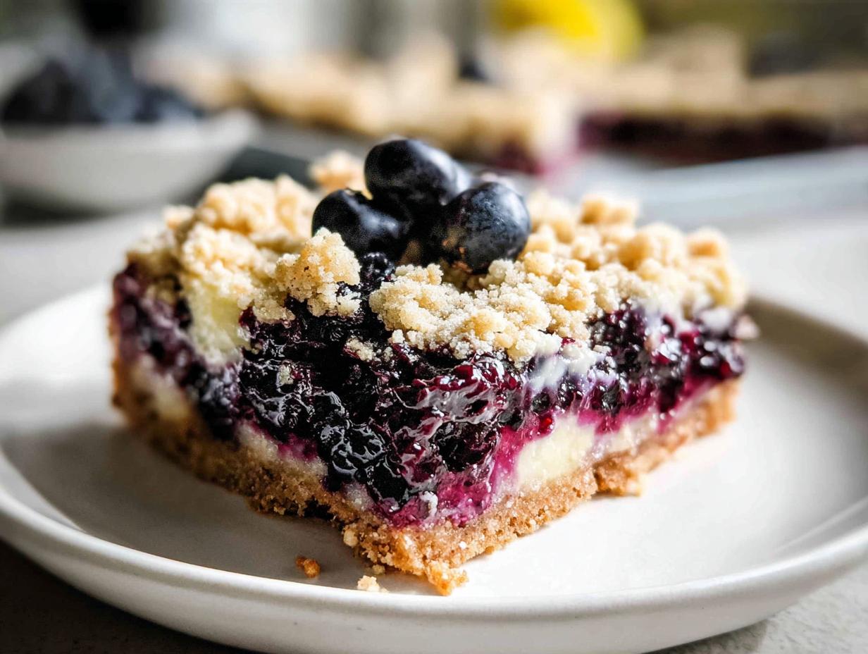 Blueberry Jamboree Bars: 20-minute sunshine - Blueberry Jamboree Bars - additional detail