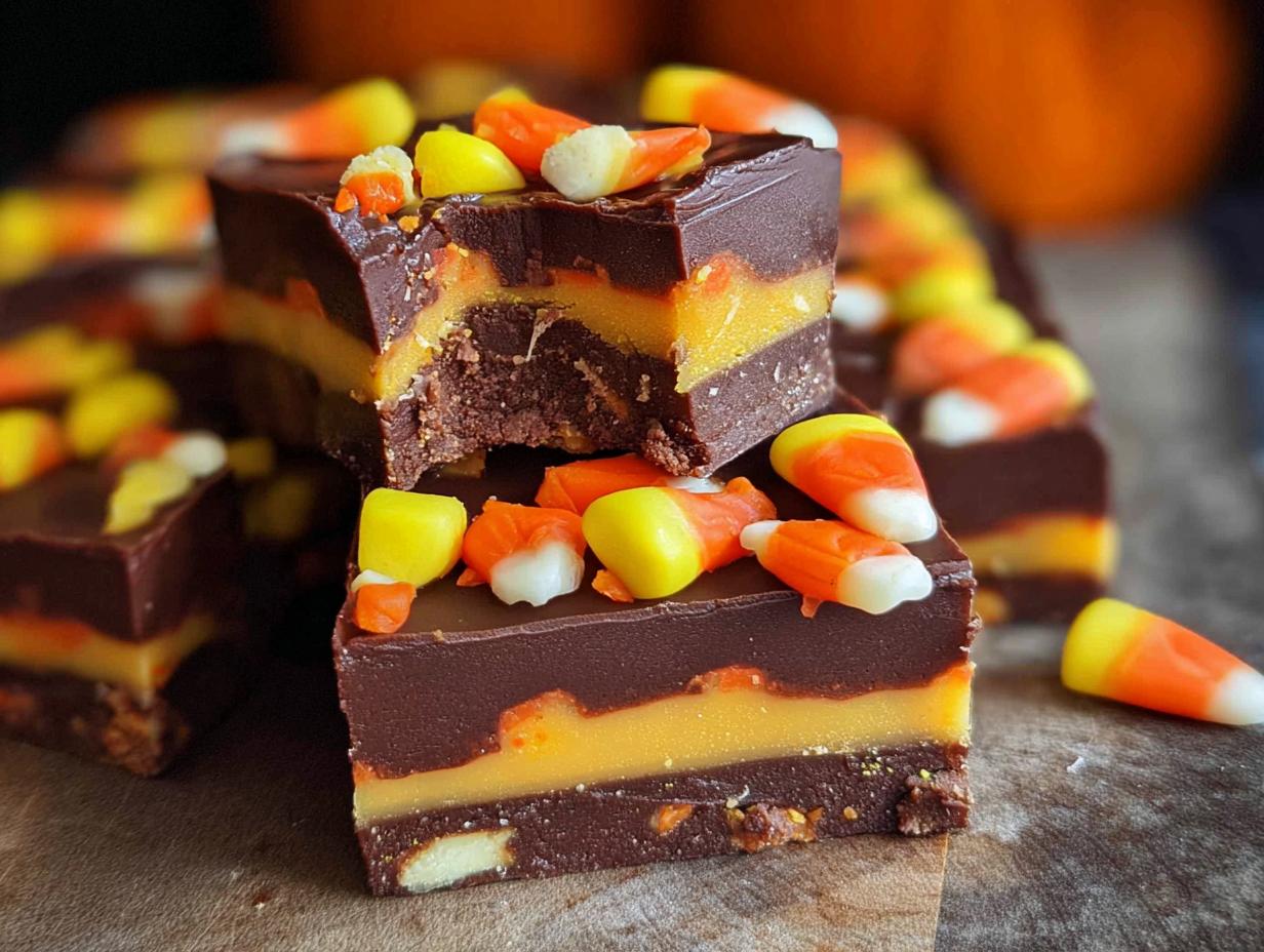 Candy Corn Fudge