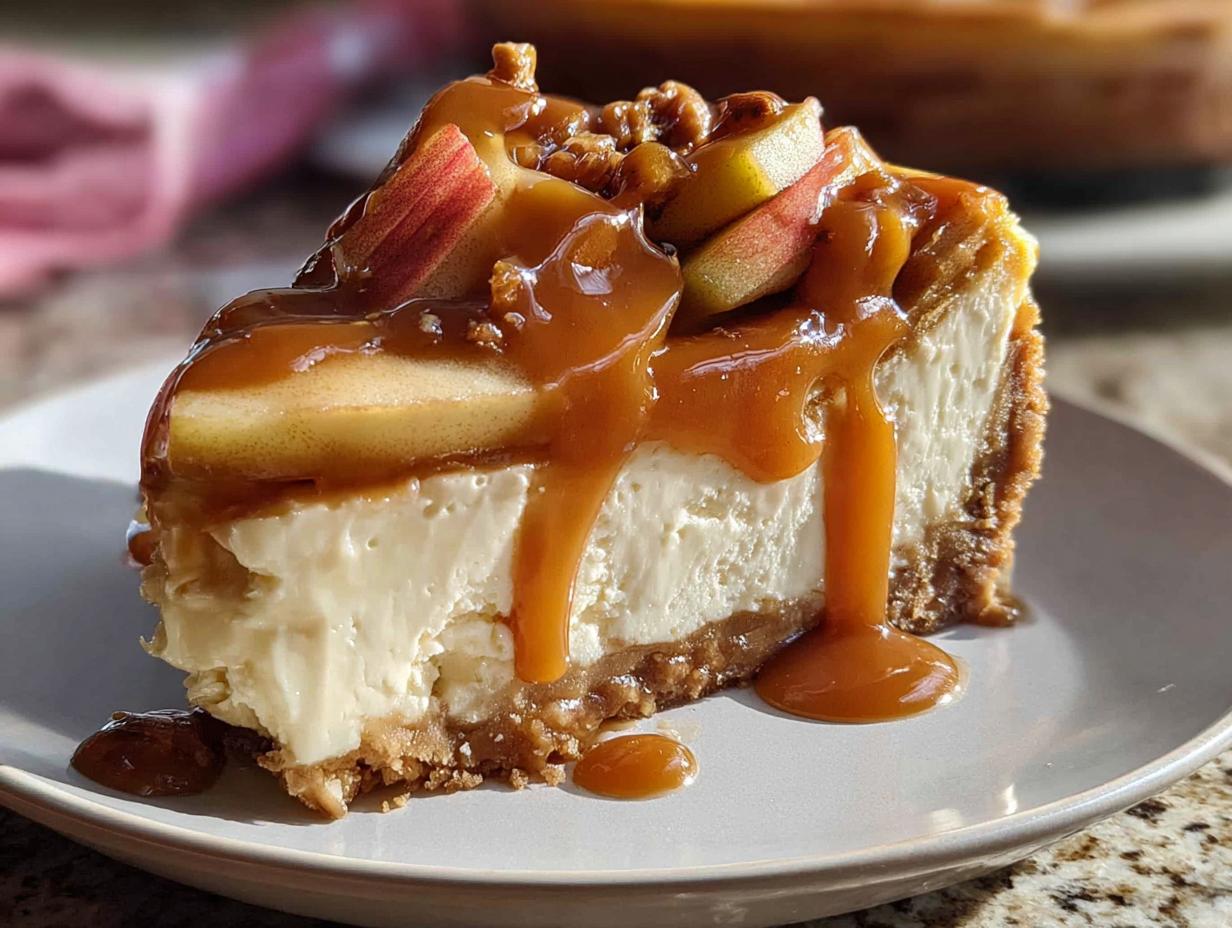 Caramel Apple Cheesecake