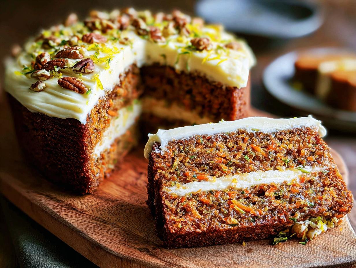 Carrot Zucchini Cake: The Moistest 1-Bowl Recipe - Carrot Zucchini Cake - main visual representation