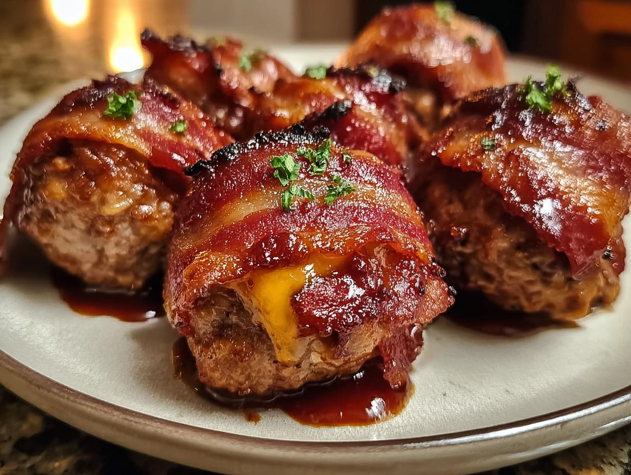 Cheddar Stuffed Bbq Bacon