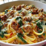 Cheesy Garlic Butter Linguine