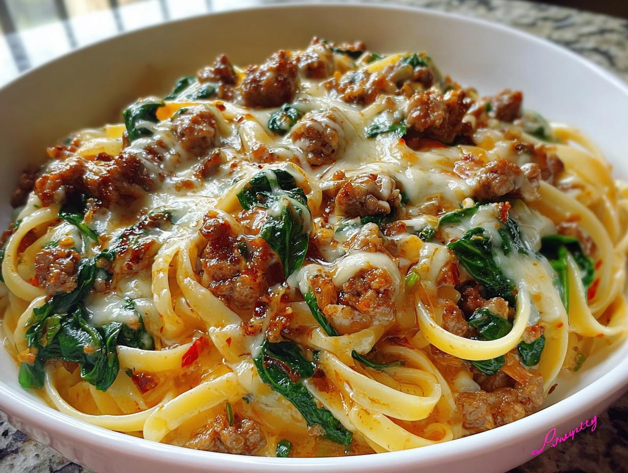 Cheesy Garlic Butter Linguine