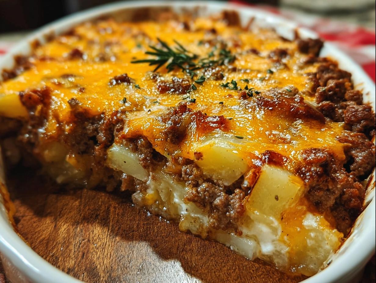 Cheesy Ground Beef Potato: 1 Easy Comfort Recipe - Cheesy Ground Beef Potato - main visual representation