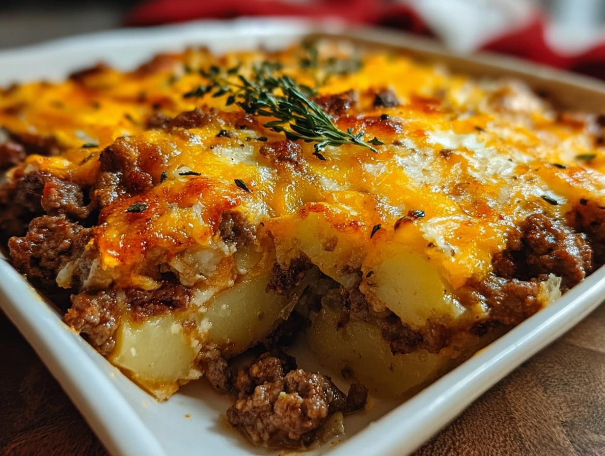 Cheesy Ground Beef Potato: 1 Easy Comfort Recipe - Cheesy Ground Beef Potato - additional detail