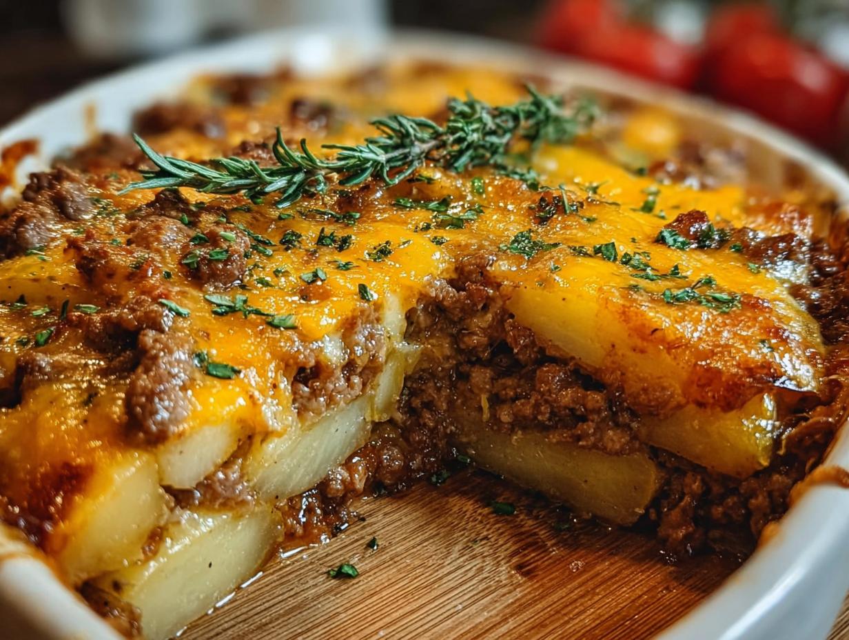 Cheesy Ground Beef Potato: 1 Easy Comfort Recipe - Cheesy Ground Beef Potato - additional detail