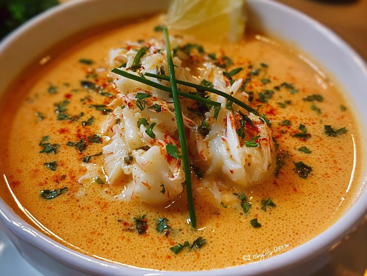 Crab Bisque: 10 delicious ways to wow 4 Crab Bisque: 10 delicious ways to wow - Crab Bisque - additional detail