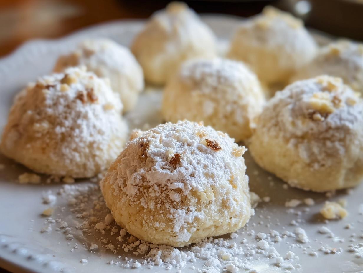 Cream Cheese Snowball Cookies: 1 Easy Recipe 5 Cream Cheese Snowball Cookies: 1 Easy Recipe - Cream Cheese Snowball Cookies - additional detail