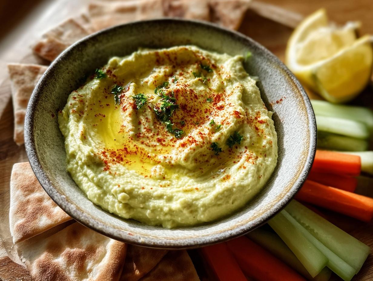 Creamy Avocado Hummus Healthy: 1 Guilt-Free Dip - Creamy Avocado Hummus Healthy - additional detail