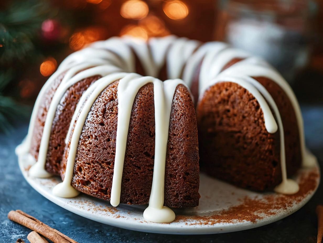 Amazing Gingerbread Bundt Cake: 10 Savory Bites - Gingerbread Bundt Cake - additional detail