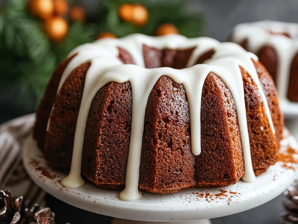 Amazing Gingerbread Bundt Cake: 10 Savory Bites - Gingerbread Bundt Cake - additional detail