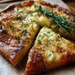 Golden Cheesy Galette Potatoes