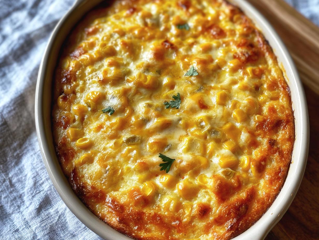 Amazing Green Chile Corn Casserole Perfected - Green Chile Corn Casserole - additional detail