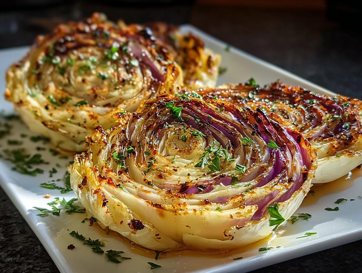 Oven Roasted Garlic Cabbage: 1 Amazing Side - Oven Roasted Garlic Cabbage - additional detail